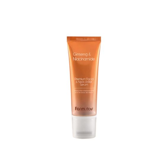 

Farmstay Ginseng & Niacinamide Premium Facial & Neck Roller Serum Brightening & Firming Care 100ml