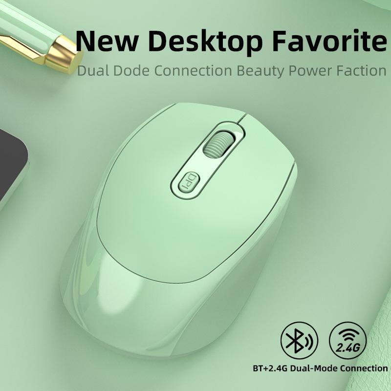  Dual Mode Wireless Bluetooth Charging Mouse With Built-in 500mA Battery And Multiple Versions Ergonomic Design