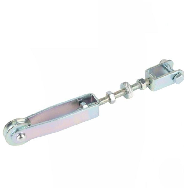

Adjuster Connector Steel Cable Pulley Trailer Brake Line Car Modification Brake Wire Rope Hand Brake Car Modification коричневий