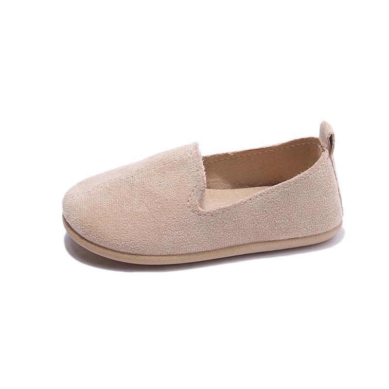 

Children s Flat Shoes New Candy Color Simple Casual Shoes Loafers Slip-on Flats Lightweight Boys Girls Leather Shoes 22-33 25