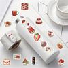 50 Retro Strawberry Stickers, Cute Decorative Sticker Pack for Journal Scrapbook