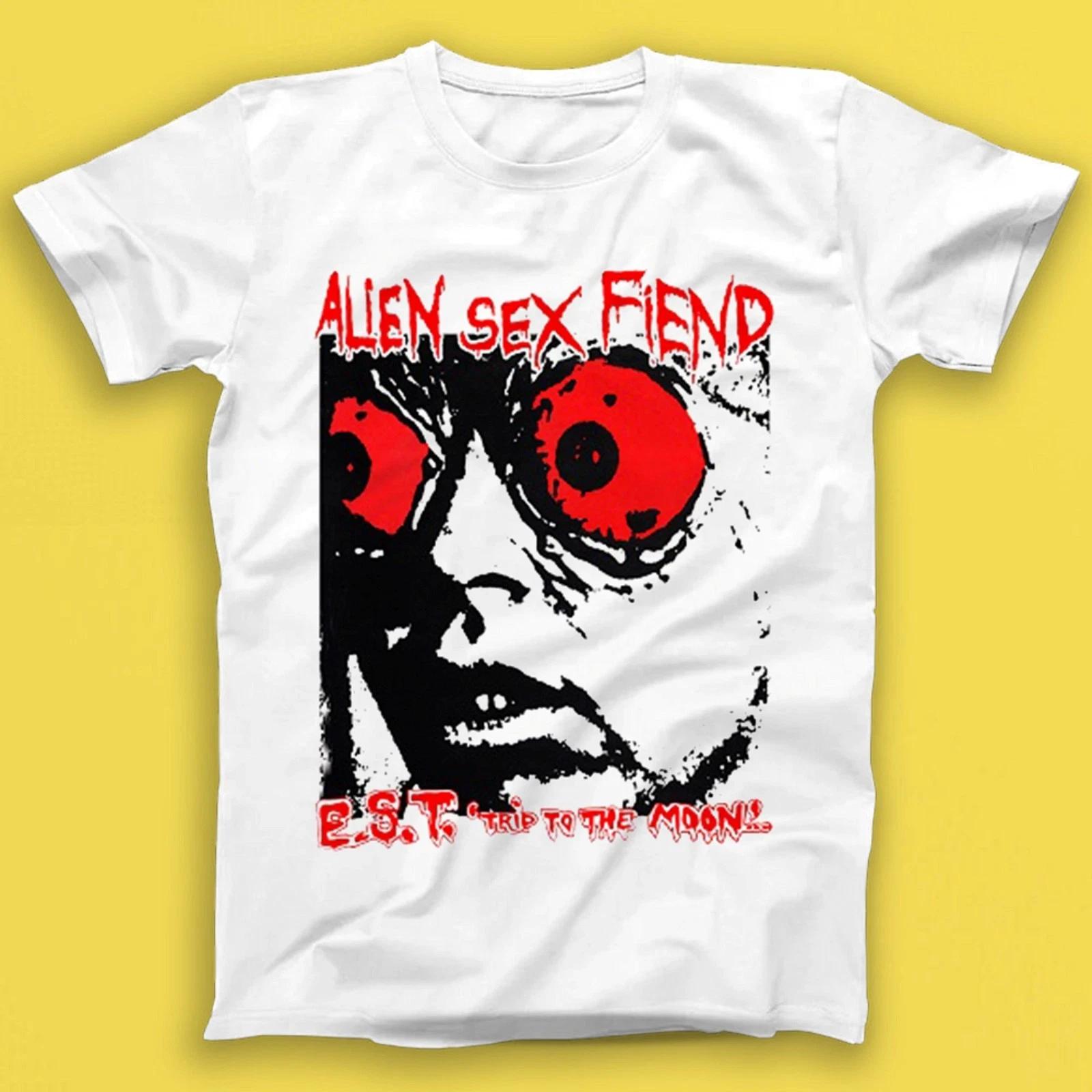 Alien Sex Fiend E.S.T. Trip To The Moon Punk Rock Music Gift Tee T Shirt T2015 4XL