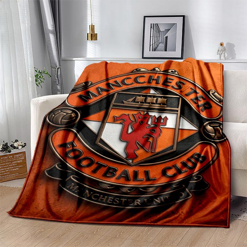 Manchester Logo 3D Wallpapers Android Apk Download Blanket Home Decor Suitable For All Seasons Air Conditioning Blanket Machine Washable