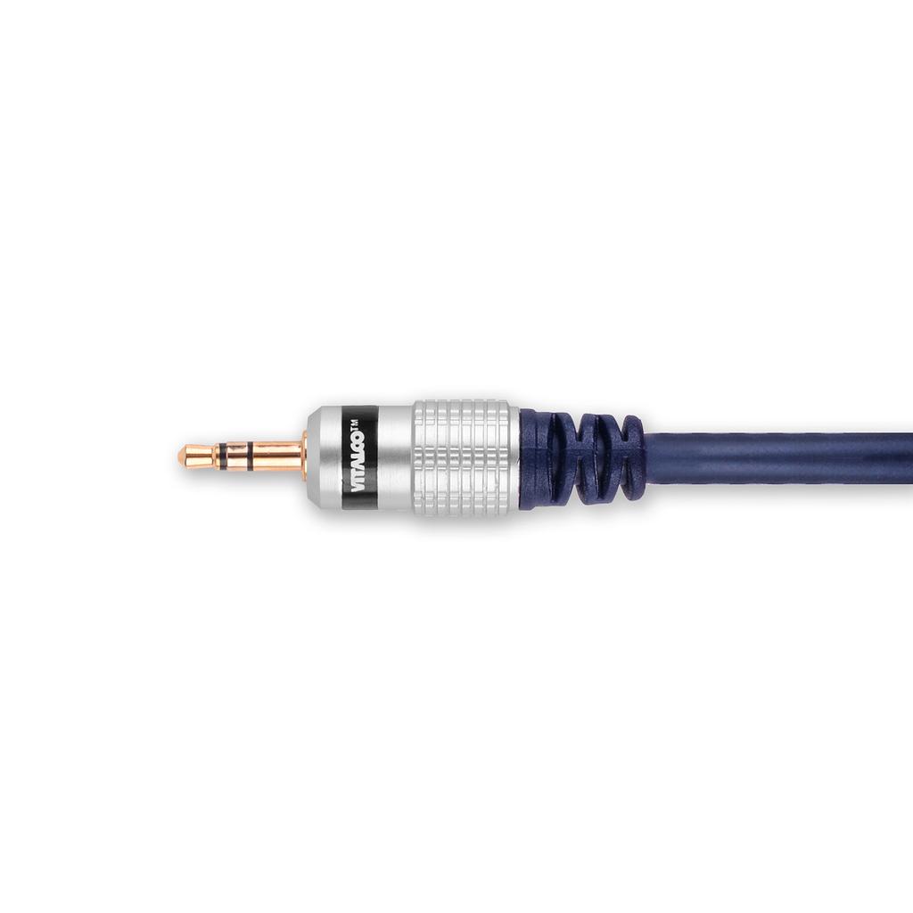 Adapter jack 3,5 mm stereo wtyk - 2x rca cinch gniazdo vitalco (a1)