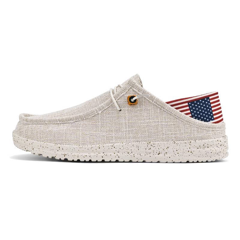 39-48 Men's Denim Cloth Air-breathable Sports Casual Shoes EVA Ultra-light Convenience Outdoor Lazy Shoes