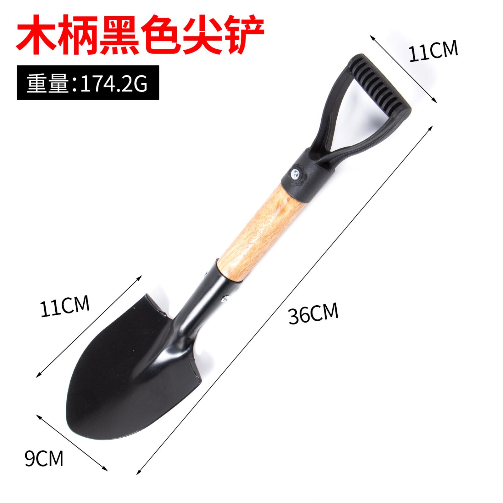 

Wood Handle Garden Trowel with Pointed Blade Thickened Steel Hand Shovel for Home Planting Soil Loosening and Potted Flower Care Tool One Size