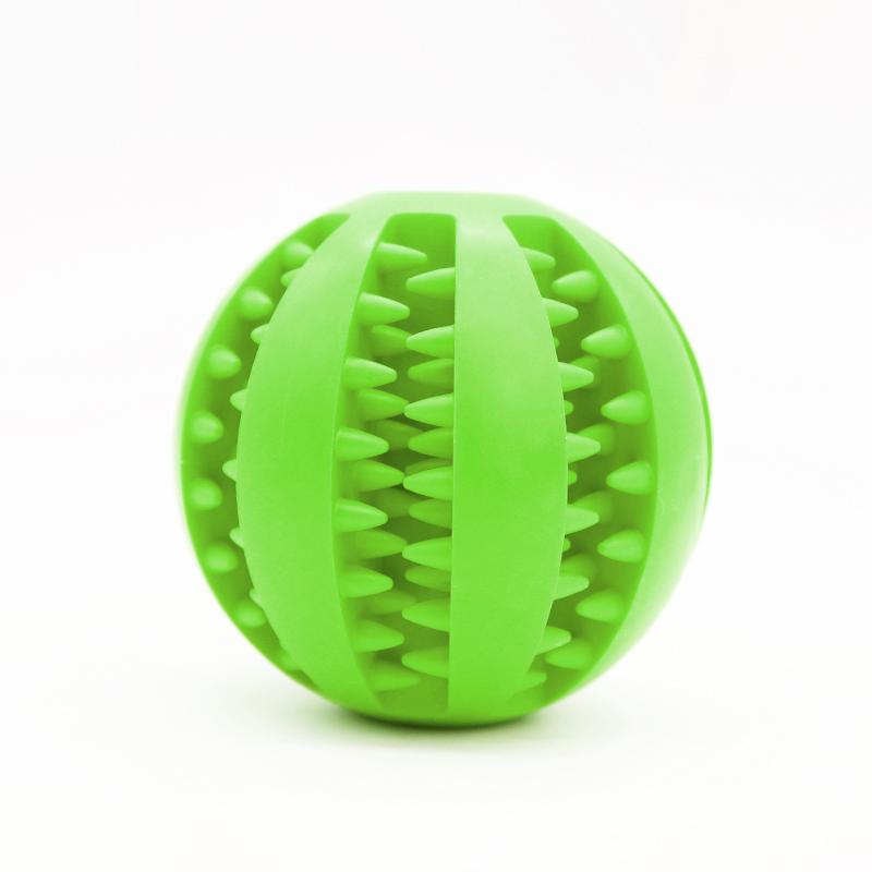 OEM ODM Tough Durable Natural Rubber Teeth Cleaning Interactive Ultra Pet Dog Chew Ball Toy