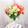 4pcs Simulation Plant Silk Jumping Orchid Chrysanthemum Bouquet Home Decor Fake Flower Hotel Wedding Decoration Small Daisy