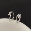 Personalized Snake Ring, Female Niche Design, Personalized Adjustable Snake Bone Index Finger Ring, Retro Uninlaid Ring