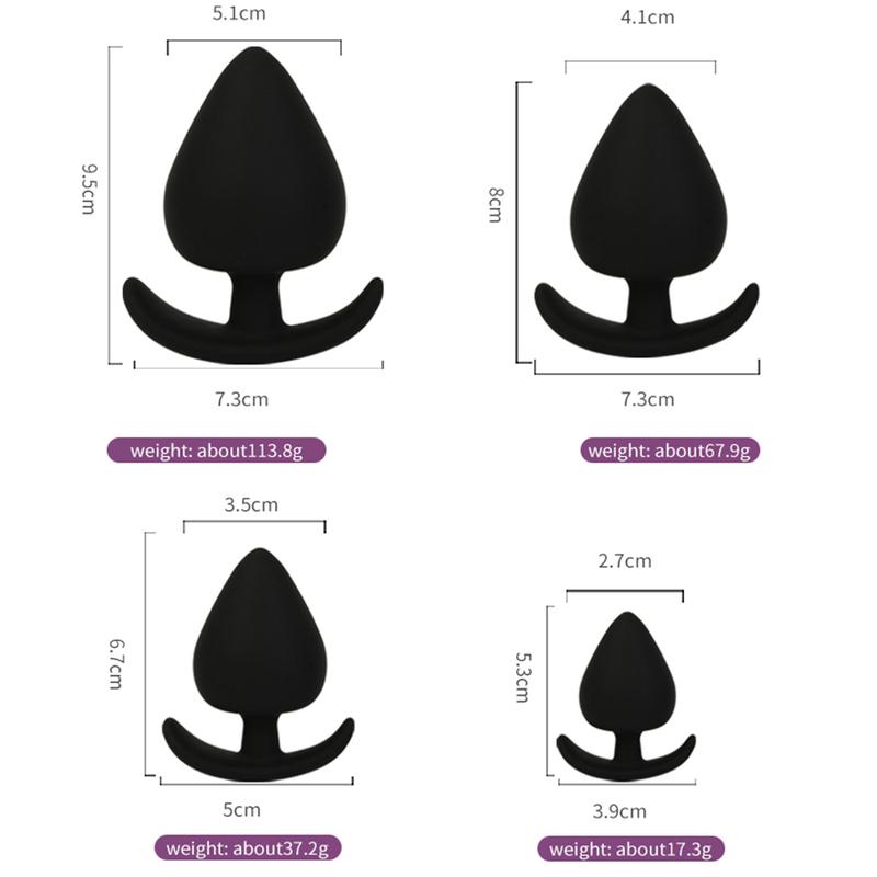 Silicone Mushroom Head Anal Plug Wearable Butt Plug Stimulation Anus Masturbator G Spot Massage Dildo Bdsm Sex Toy for Man Women