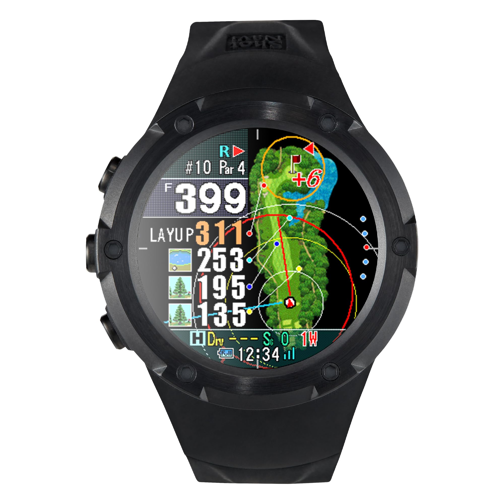 

Shot Navi Evolve PRO Touch Black large color LCD latest GPS chip automatic distance elevation difference distance made in Japan in a domestic ISO9001