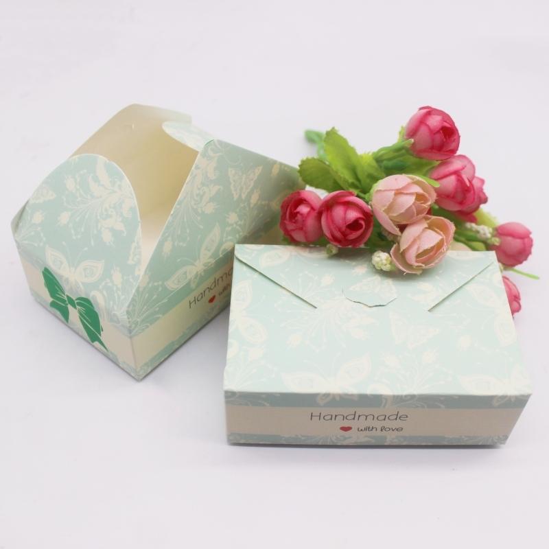 10pcs Christmas Gift Packs, Paper White Jewelry Bags, Chocolate Party Decorations