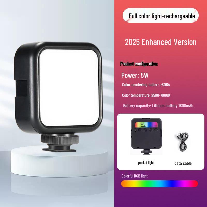 Portable RGB Pocket Fill Light for Photography