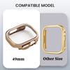 Shockproof Gold PC Case Protective Cover for Apple Watch Series 11 10 9 8 7 6 5 4 3 2 1 Ultra 49 45mm 41 46 42mm No Screen Glass