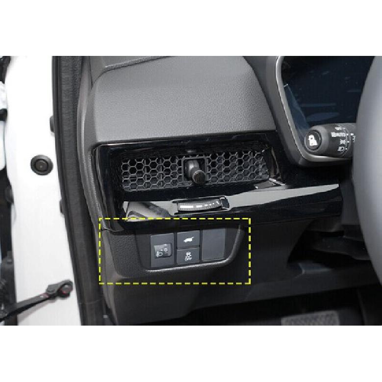 Frame Trim Black Titanium For Honda CRV CR-V -2024 Headlight Switch Control
