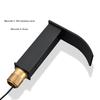 Luxury Matte Black Sensor Bathroom Faucet Cold and Hot Deck Mounted Tap Short and Tall Sink Mixer