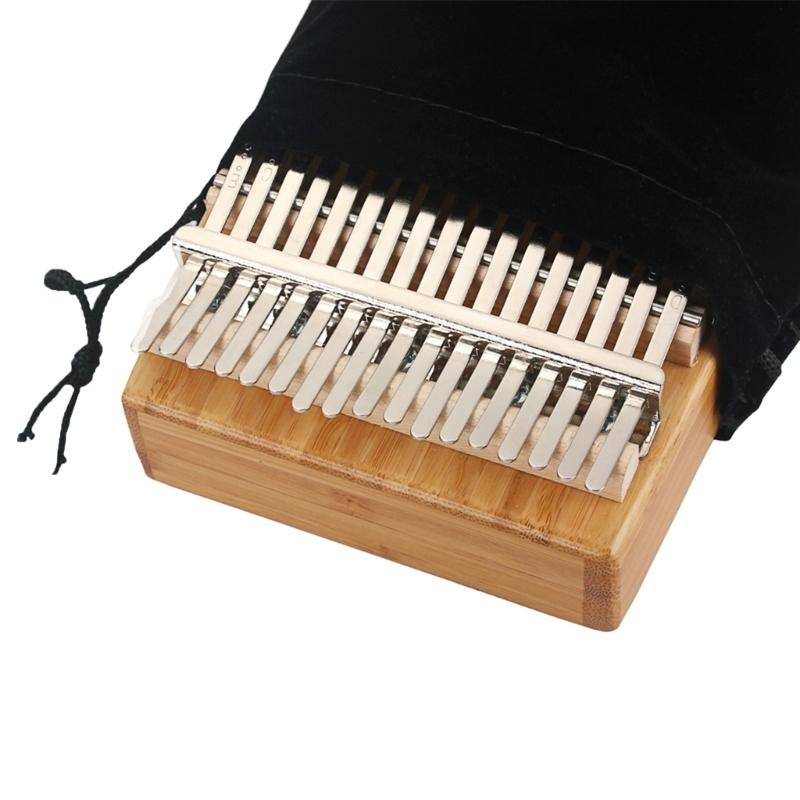 Kalimba 17 Keys Thumb Piano with Study Instruction & Tune Hammer Wood Finger Piano for Kids Adult Beginners Professional