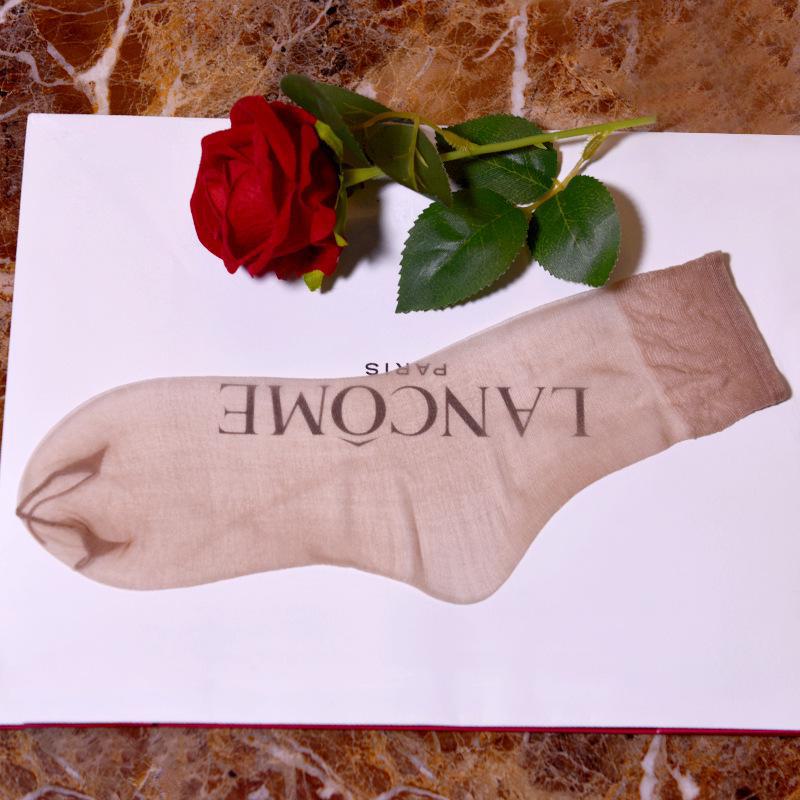 3 Paar Ultra-Dünne Kristallseide Damen Unsichtbare Zehensocken