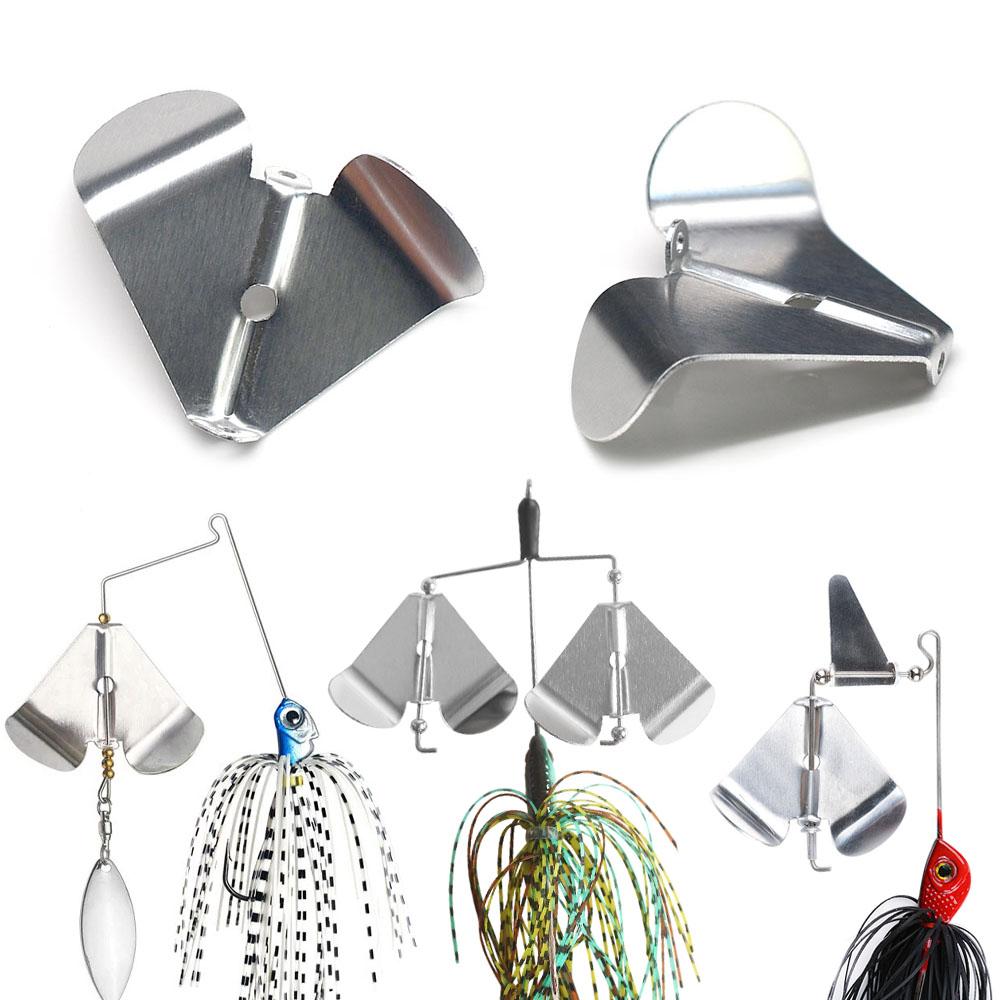 10 Stück Buzzer Spinnerblätter Propeller Teile für Buzzbait Angelköder Basteln DIY Umbau Köder Tackle