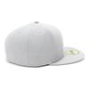 [New Era] Flat Visor Cap MLB Dodgers LA Gray 8 59Fifty LOSDOD GRY SWHT 25J