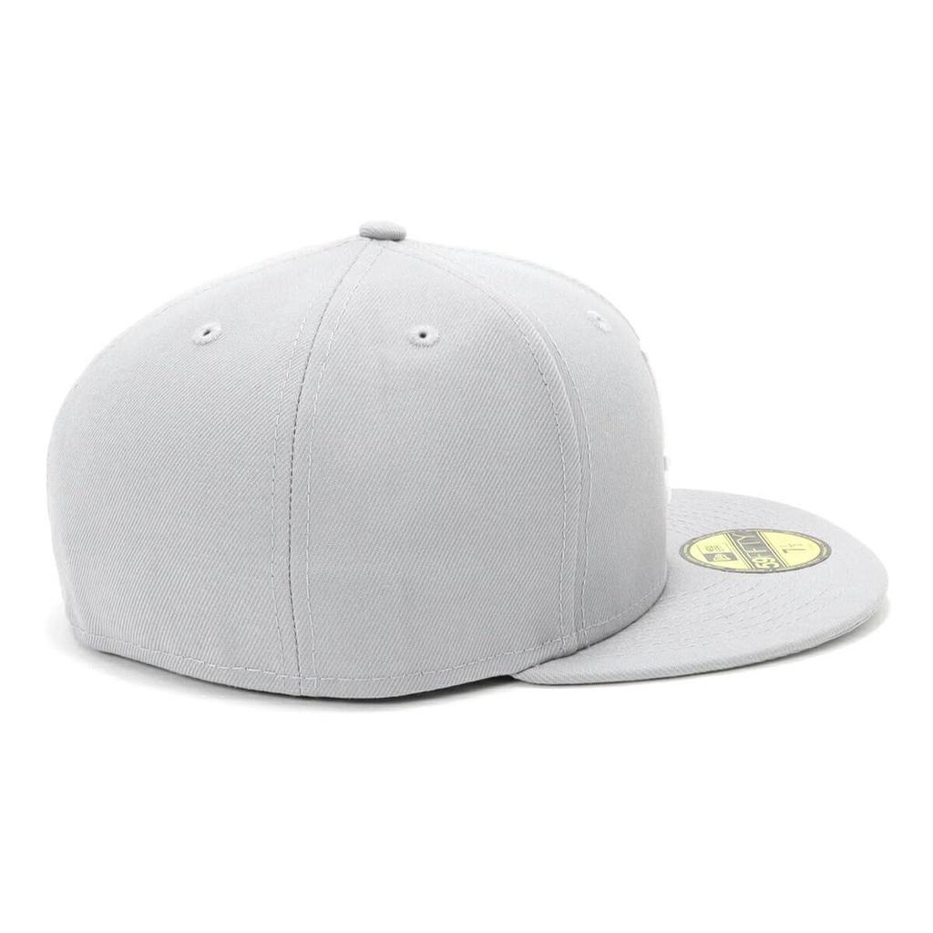[New Era] Flat Visor Cap MLB Dodgers LA Gray 8 59Fifty LOSDOD GRY SWHT 25J