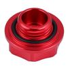Aluminium Alloy Oil Filler Cover Engine Fuel     for Car (Red)