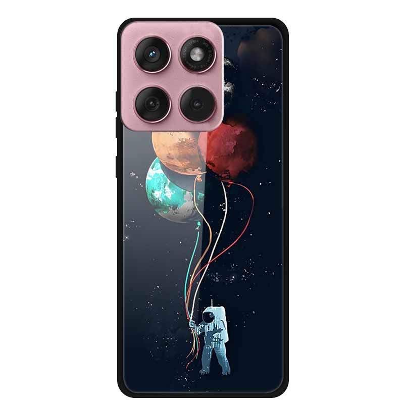 For Motorola Edge 60 60s 5G Case Hard Back Cover Tempered Glass Case For Motorola Edge 60 Fusion Phone Case Soft TPU Bumper Para