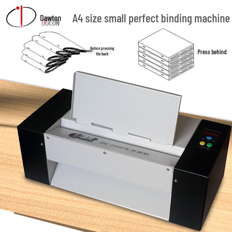 DOCON DC-200FB A4 Desktop Square Back & Saddle Stitch Binder