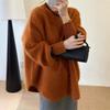 Loose Mid-length Sweater Pullover Top