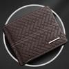 Retro PU Leather Men's Wallet Multi-slot Black Coffee Money Bag Large Capacity Short Coin Purse Men Male