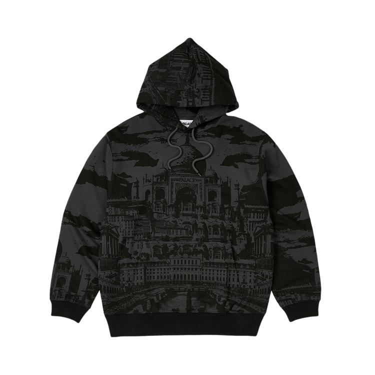 

Palace Mega Palace Hood Black Unisex Tops P25CS033 L