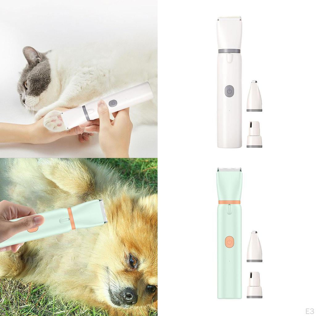 Zestawy do pielęgnacji kota Trymer do sierści psa Narzędzia dla zwierząt Akumulatorowy Cichy Szlifierka Łapa dla