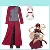Ninja Sand Ninja Fire Shadow Gaara Cosplay Costume Halloween Anime Gaara Cosplay Outfit In Stock
