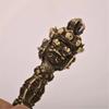 Metal Vajra Gold Dorge Antique Dorjes Buddhism Dorjes Phurba Amulet Ritual Items of Tibetan Buddhism Fengshui Ornament