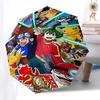 1pc Digimon 20th Anniversary Outdoor Umbrella - Automatic Opening/Closing, Portable Tri-Fold Design with 8-Rib Iron Frame - Perfect Gift for Fans