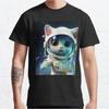 Süßes Tier im Raumanzug Hyperrealistische 3D-Kunst Klassisches T-Shirt