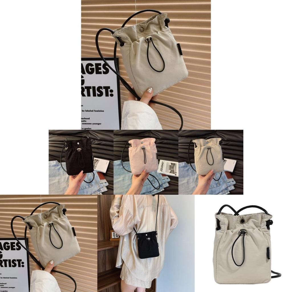 Stylish Casual Crossbody Coin Purse New Minimalist Fashion Phone Bag For Women 2024 Japanese Korean Artistic Lightweight Small Bag