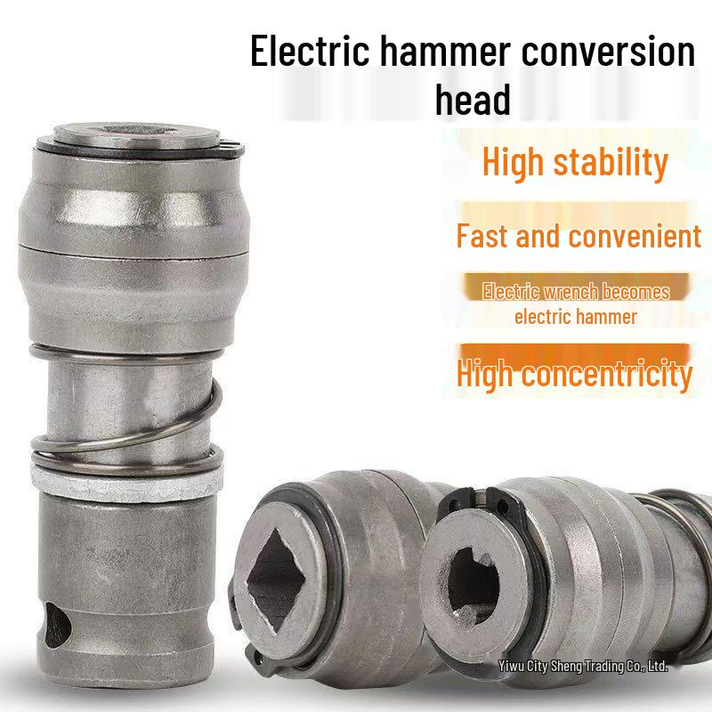 High-Power Electric Wrench-Drill Conversion: Compact Impact Drill for Cement & Concrete Walls