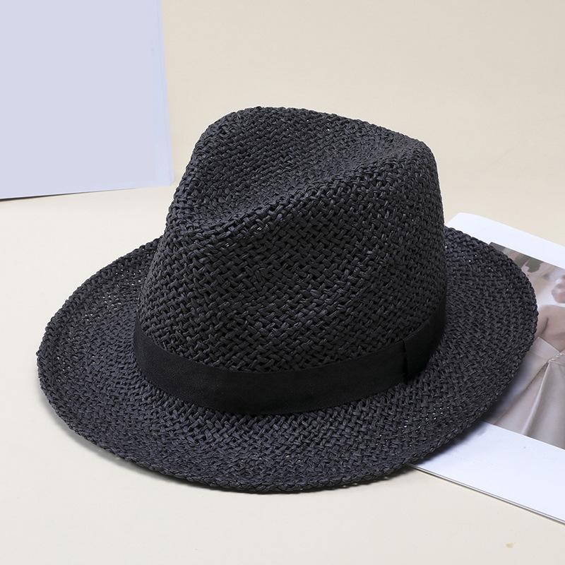New handmade hook hollow needle jazz hat vacation travel spring and summer sunshade sunscreen top hat sun hat
