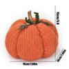 Handmade Knitted Pumpkin Decor - Soft Fall & Thanksgiving Ornament for Table Centerpieces, Mantels, Shelves, Porch, Home Decor