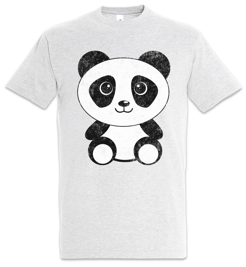 Panda I T-Shirt Mens Womens Tees Top Bear Comic Look Cutie Cute M