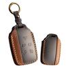 TECART Range Rover Key Case, Land Rover Key Cover, Defender, Jaguar Key Holder, Range Rover LR2/LR4, Genuine Leather Car Key Case Cover, Lightweight,