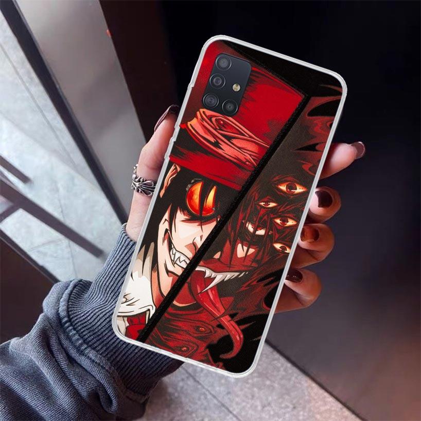 

A-Alucard Hellsing Anime Phone Case For Samsung Galaxy A52 A51 A50S A32 A22 A12 A02S A72 A71 A31 A70 A30S Note 20 Ultra 10 Plus Samsung A22 5G