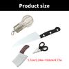 Halloween Barrettes Hair Clip Light Bulb Funny Scissor Flat Clip Hairpin Scissor Prank Hair Clip for Bunches