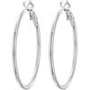 4 Pairs Silver Gold Hoop Earrings for Women | 14K Gold Plated Hoop Earrings Set Hypoallergenic Earring Lightweight Dangle Earrings Set