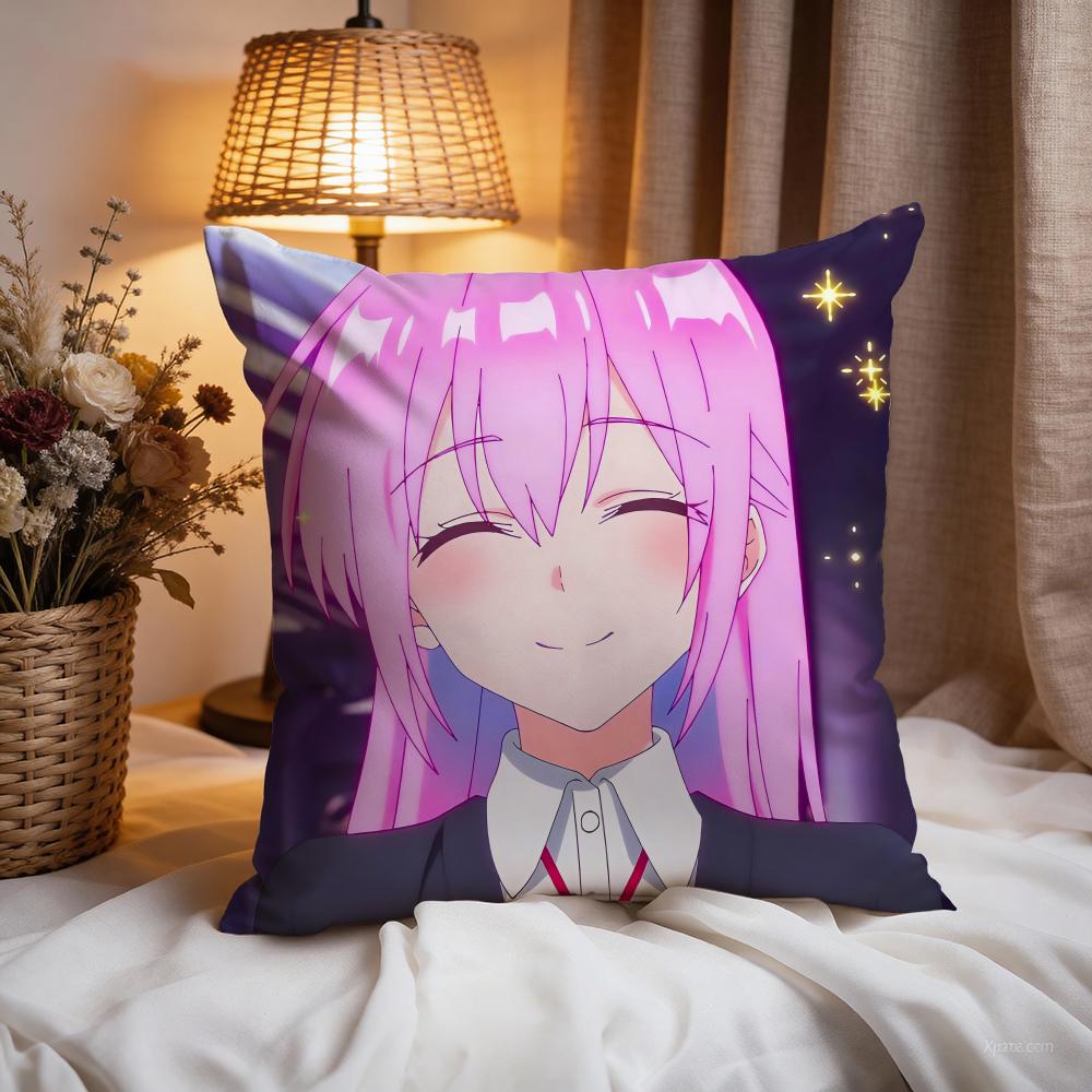 sShikimoris Not Just aCuties Cushion Cover Premium Comfort Reversible Pillow Cove -Two In One Design for Any Room & Car Interior