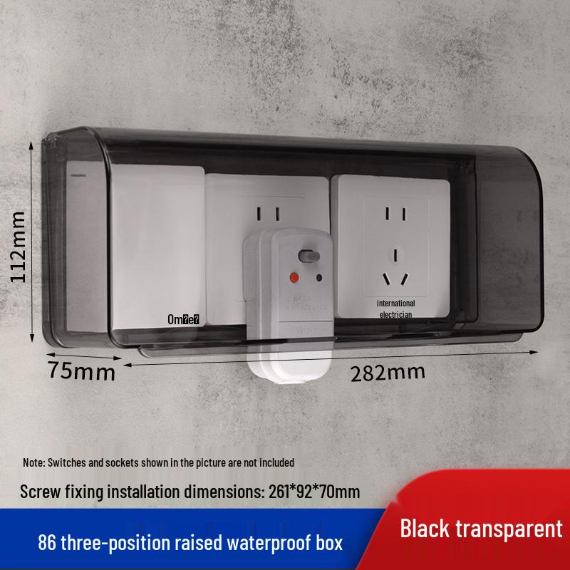 Outdoor Recessed Weatherproof Socket Cover with Screw Installation
