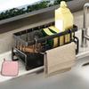 Kitchen Sink Storage Rack with Automatic Drain Kitchen Sink, Sink Storage Cabinet,sink Countertop Storage Rack