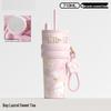 Stylish 316 Stainless Steel Insulated Straw Tumbler with Ceramic Liner