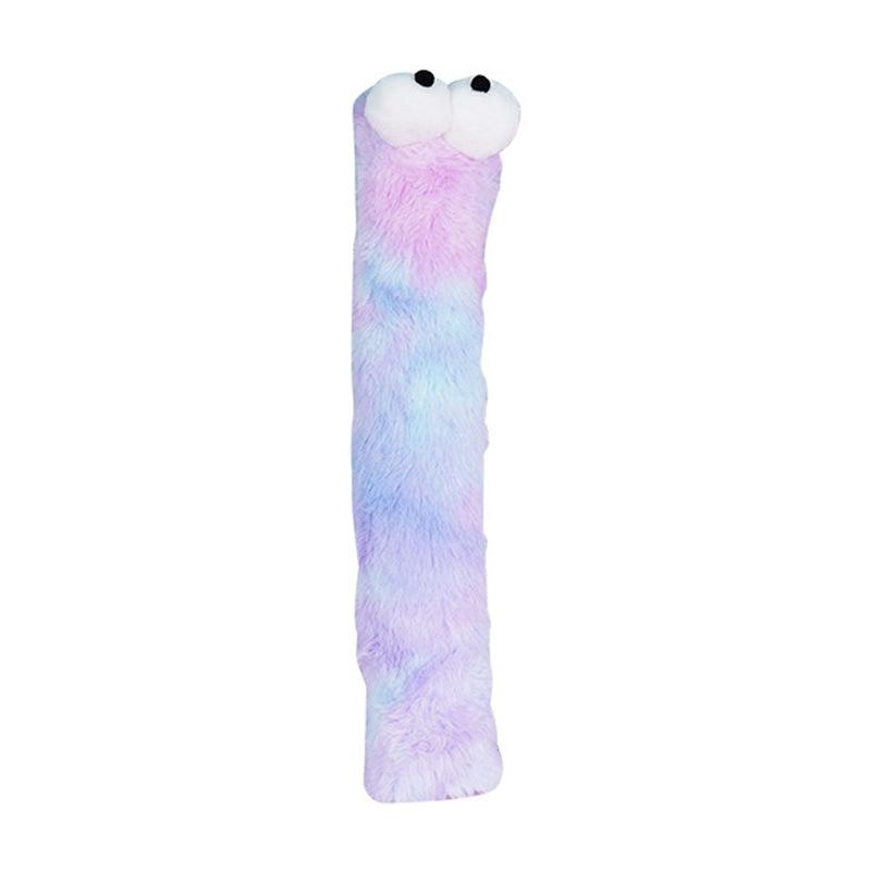 Cat Teaser Toy Plush Caterpillar Companionship Kitten Chew Toy Pet Teaser Stick Dental Cleaning Interactive Cat Toy Supplies